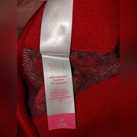 3 pairs of Holiday themed fleece lined leggings Sz M 7-9 EUC - Picture 8 of 10